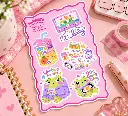 Pastellinen 90-luvun kawaii-tarralevyasetelma.webp