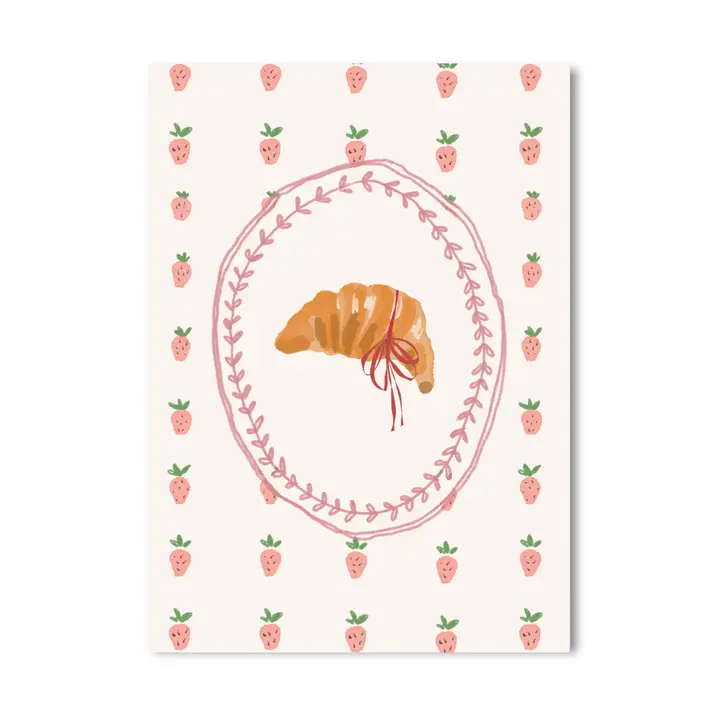 Postikortti Croissant