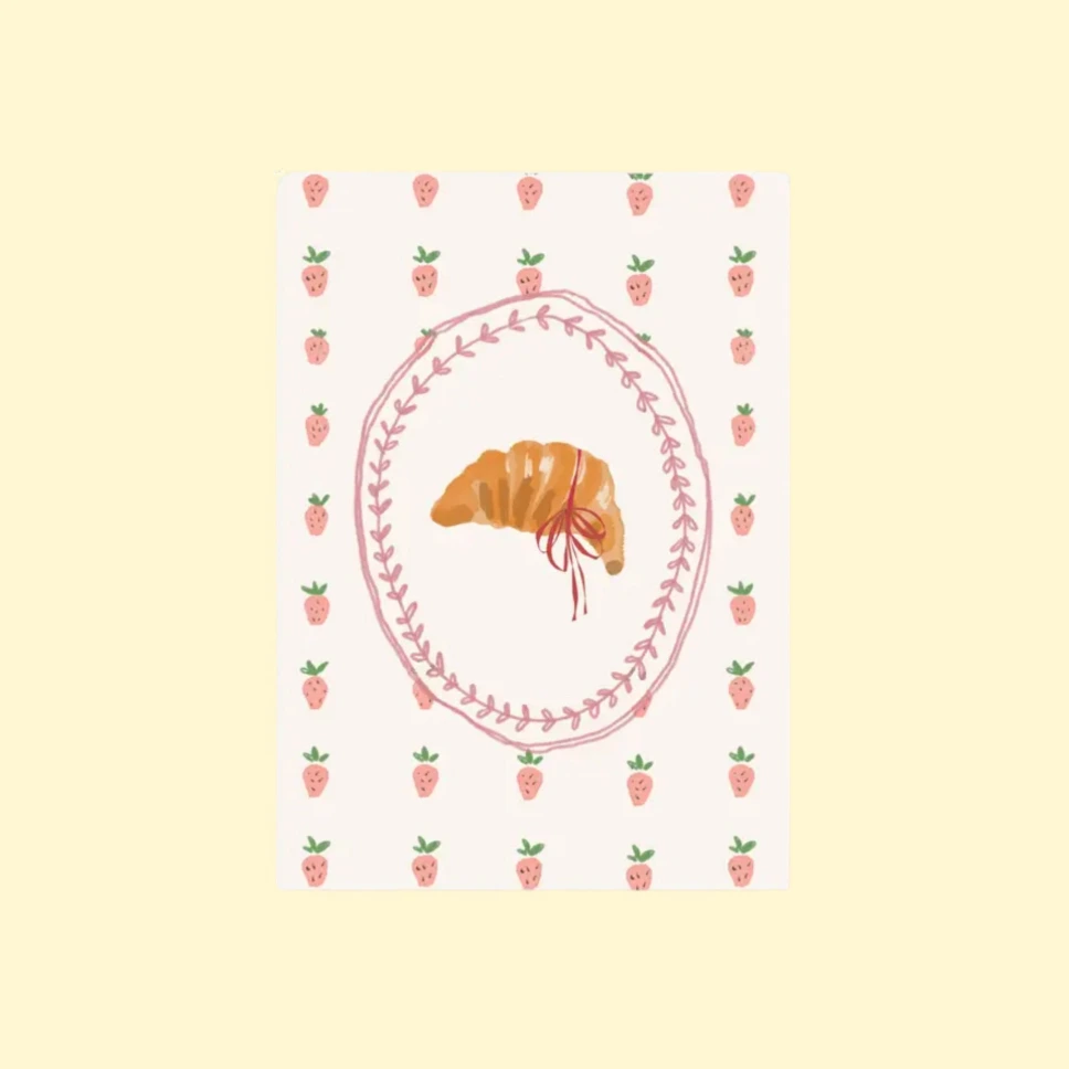 Postikortti Croissant