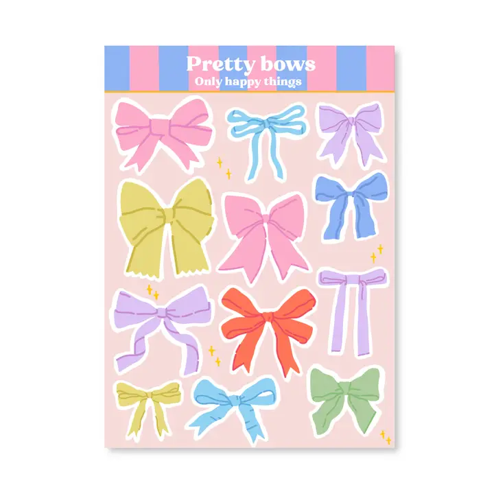 Tarra-arkki Pretty Bows A6