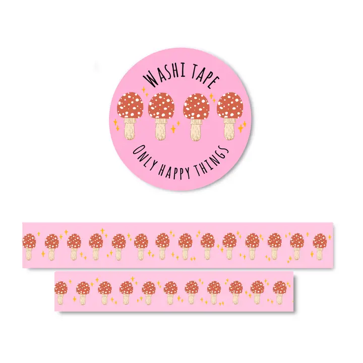 Washiteppi Mushrooms Pink