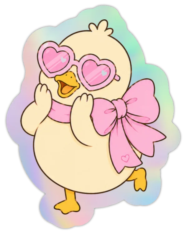 Paperistan encouragement sticker Nunu -duck 5
