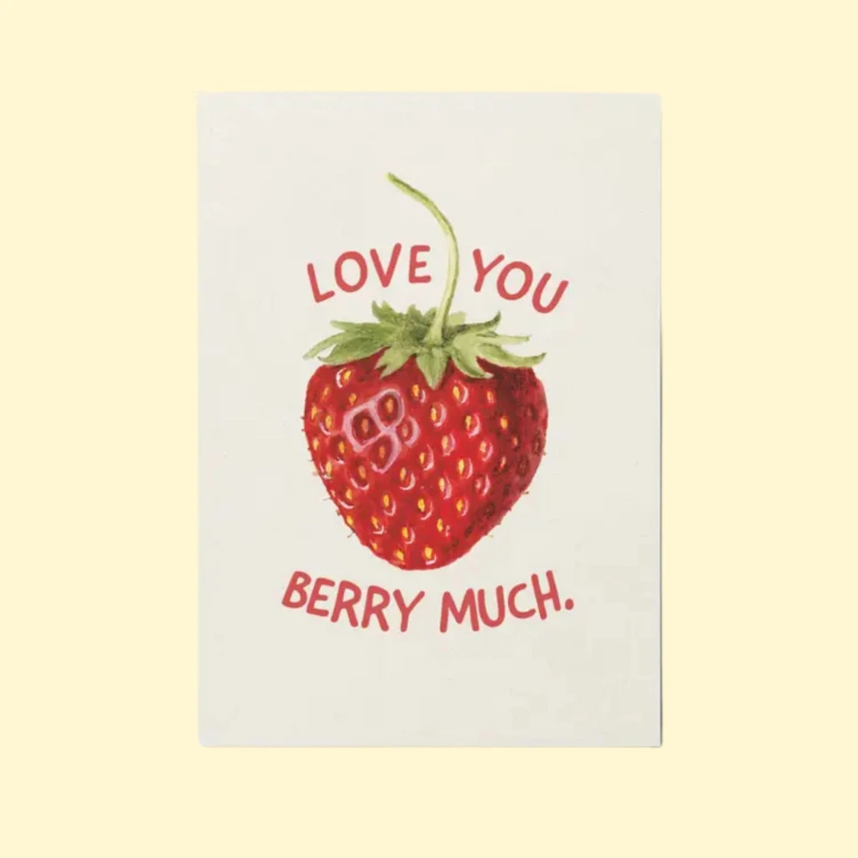 Postikortti Love You Berry Much