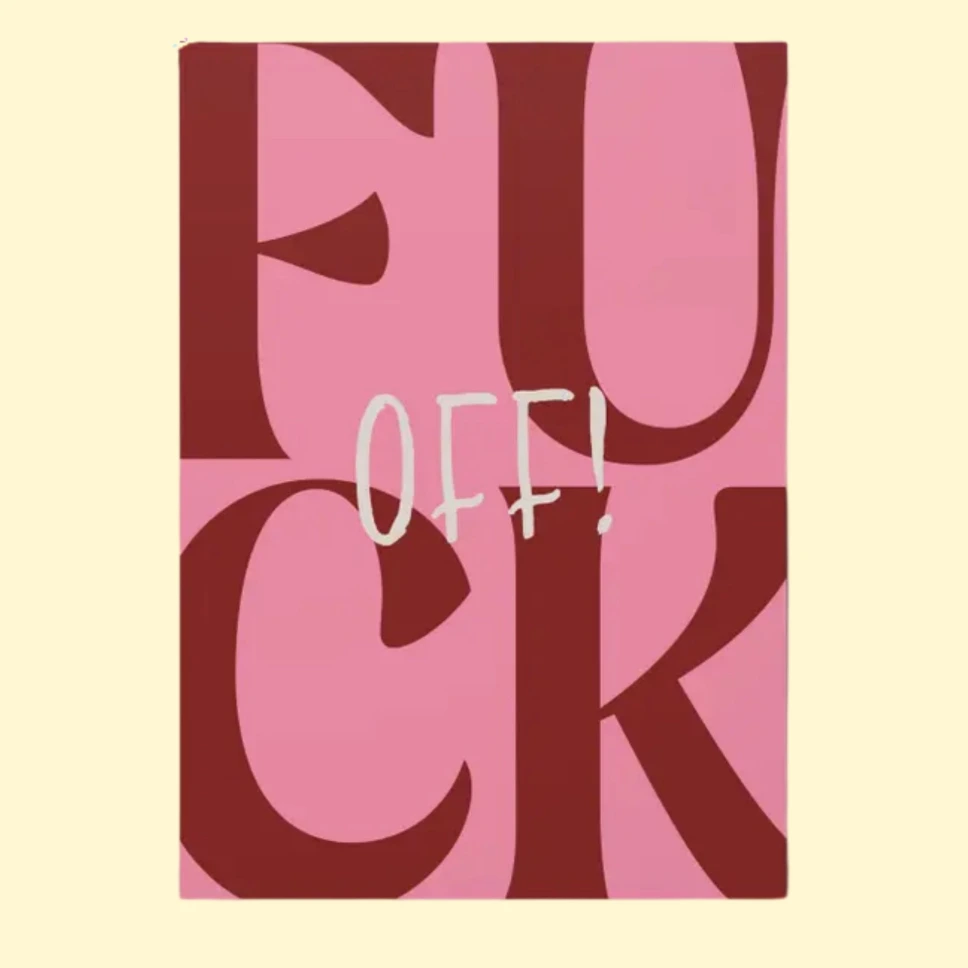 Postikortti Fuck Off