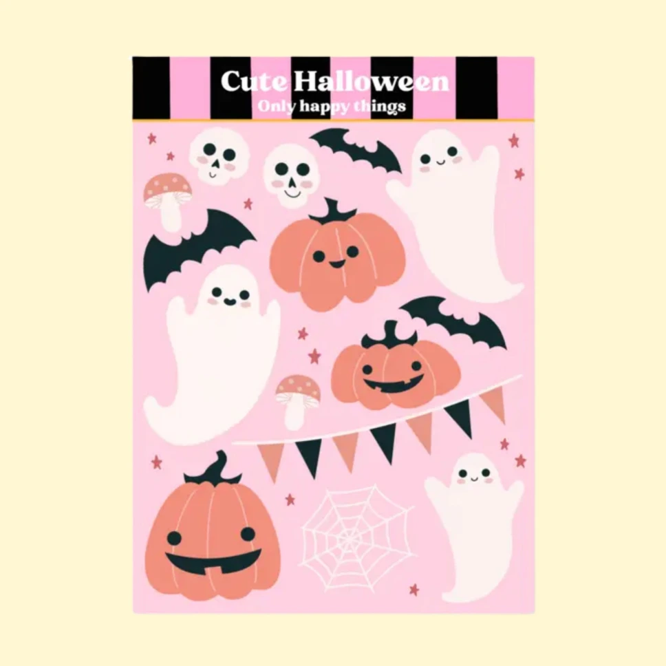 Tarra-arkki Cute Halloween A6