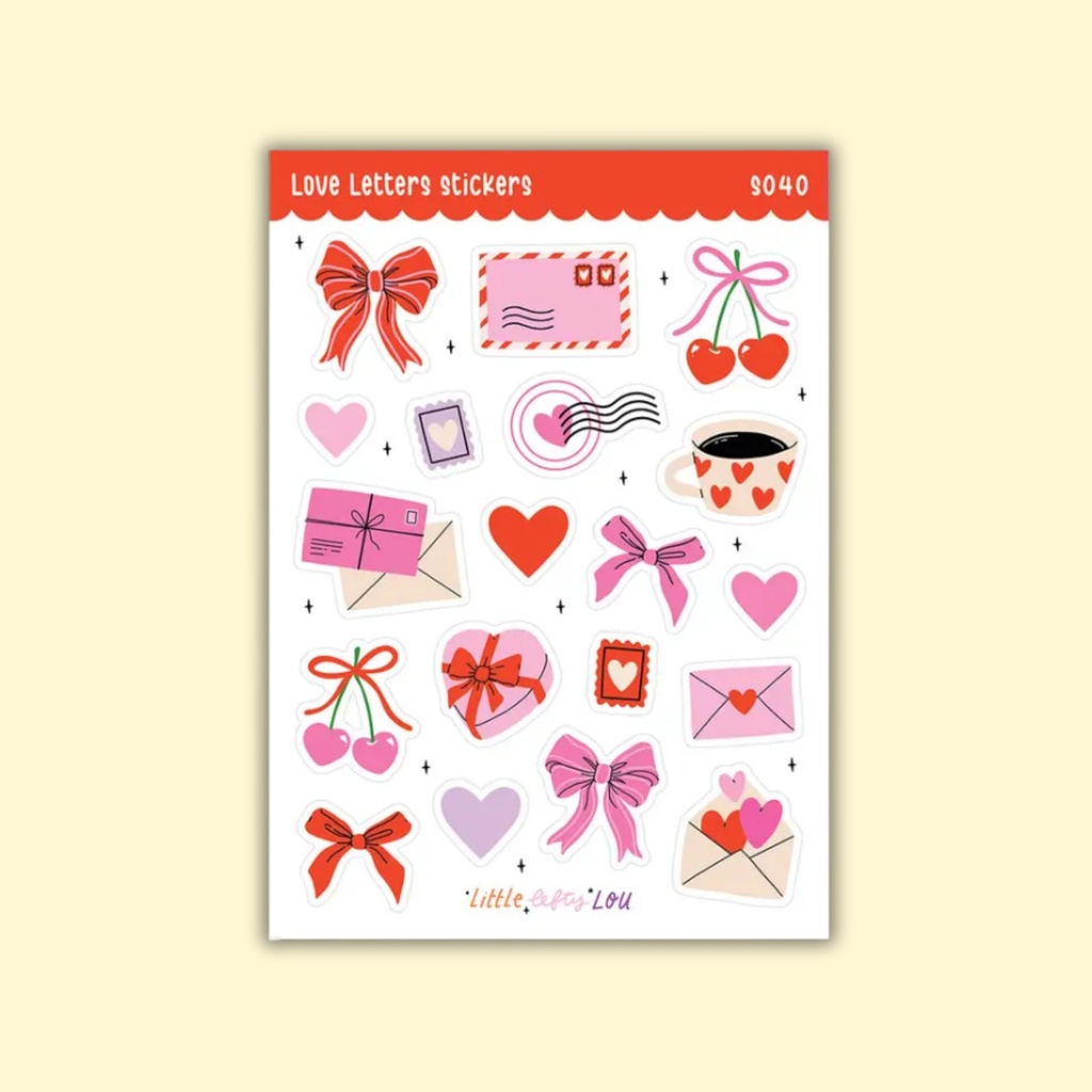 Tarra-arkki Love Letters A6