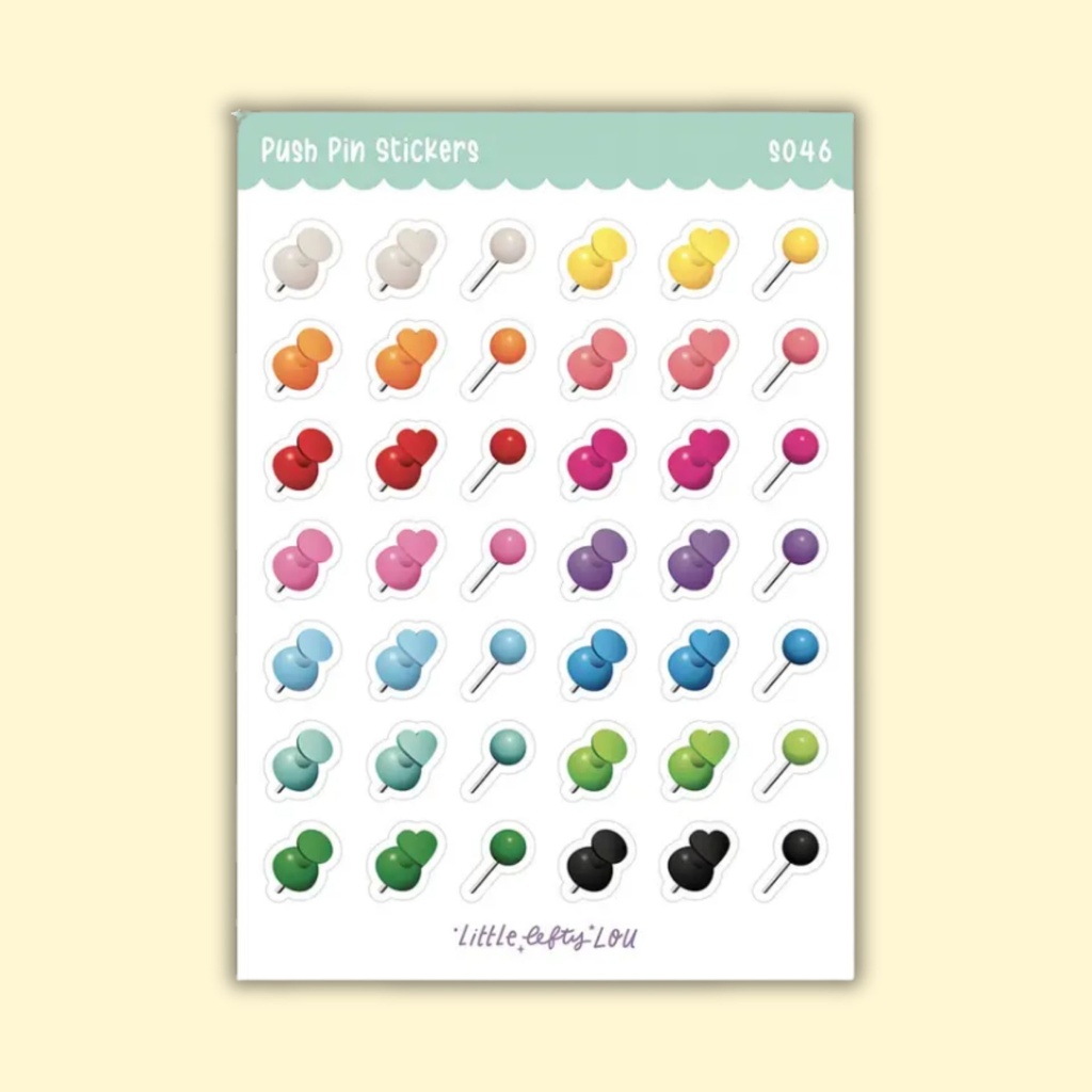 Tarra-arkki Push Pin A6