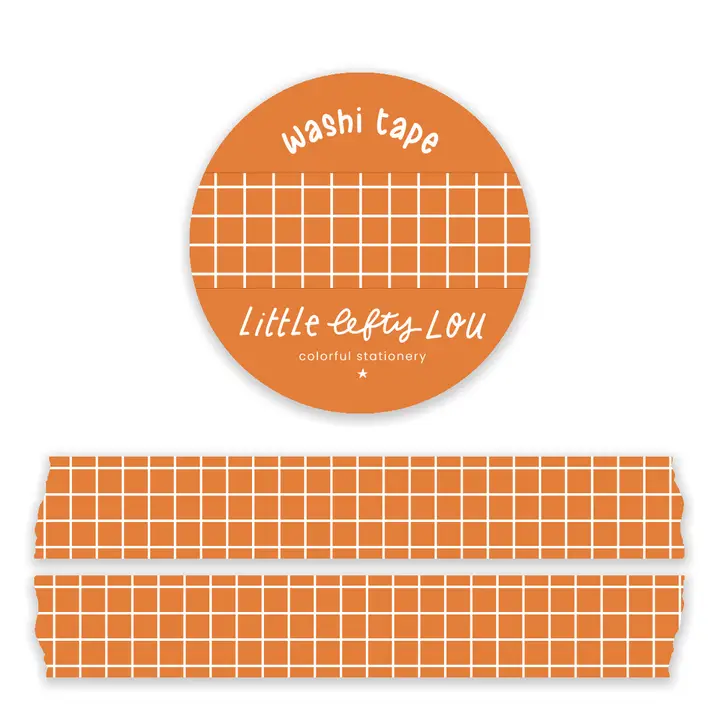 Washiteippi Orange Grid