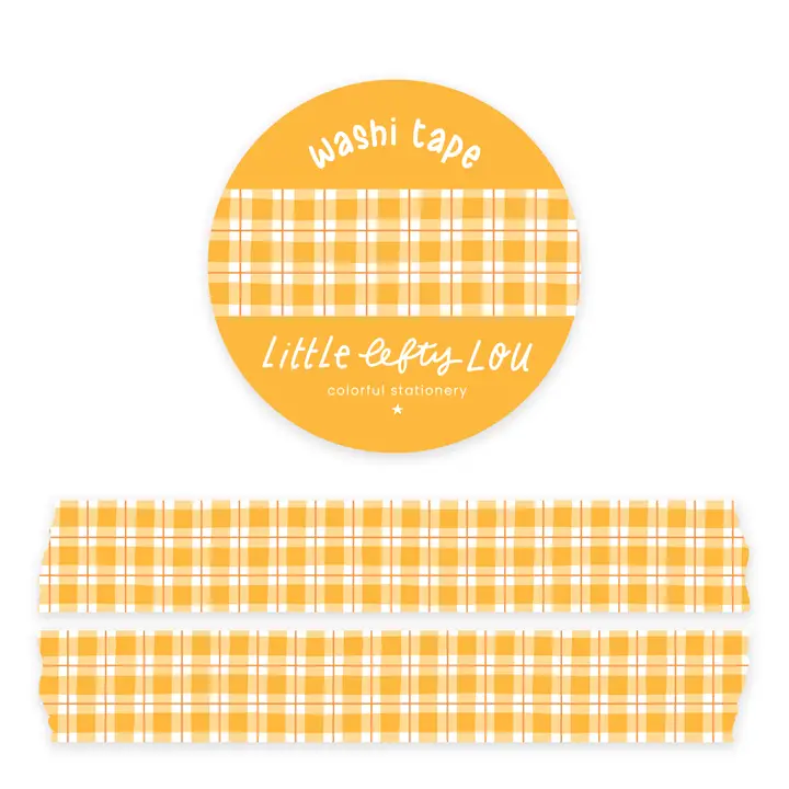 Washiteippi Yellow Gingham