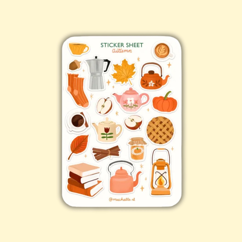 Tarra-arkki Autumn - Cosy & Cute A6