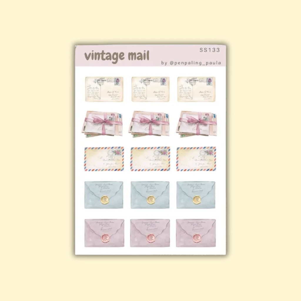 Tarra-arkki Vintage Mail  A6