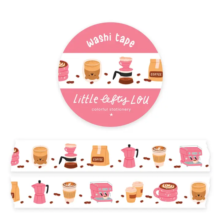 Washiteippi Coffee Time Pink