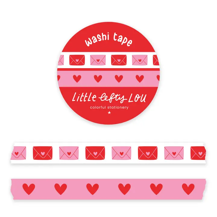 Washiteippi Envelopes and Hearts - 2 Slim