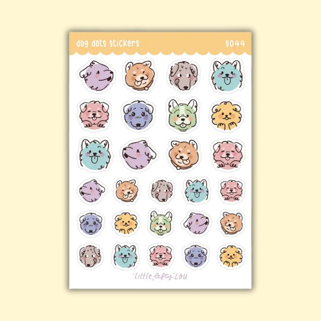 Tarra-arkki Dog Dots A6