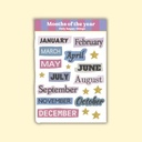 Tarra-arkki Months of the Year A6