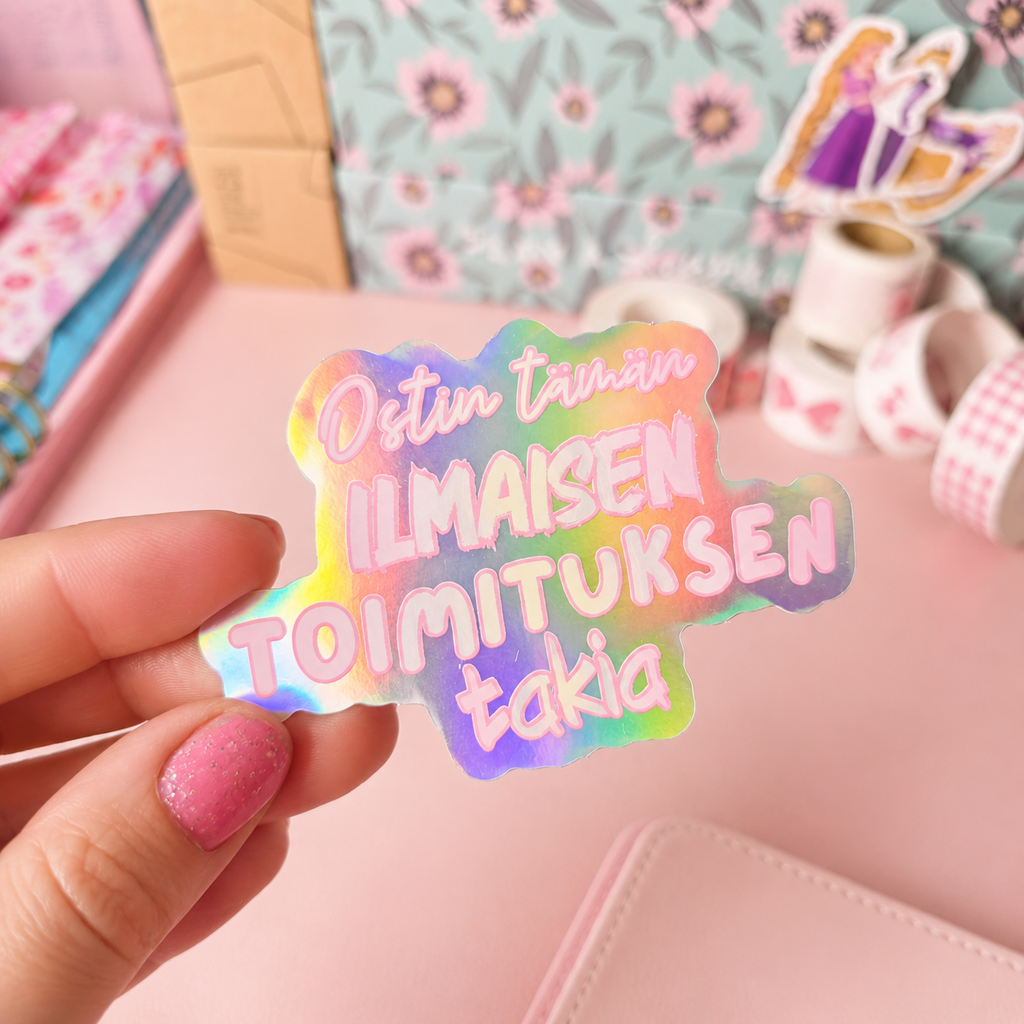 Tarra Ostin tämän ilmaisen toimituksen takia