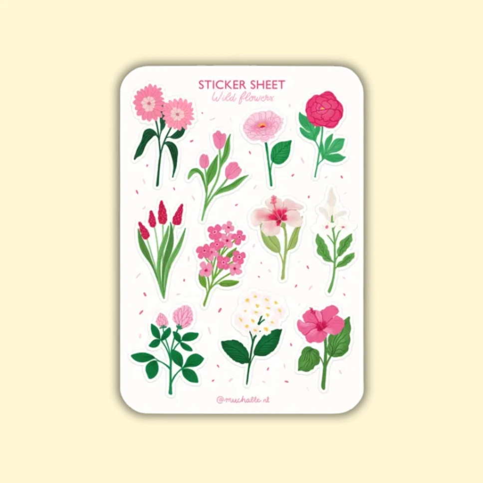 Tarra-arkki Wild Flowers A6