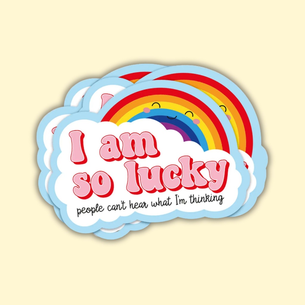 Tarra I Am So Lucky Rainbow and Clouds
