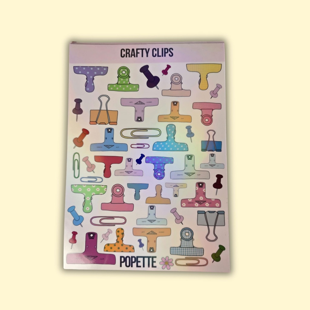 Tarra-arkki Crafty clips A5