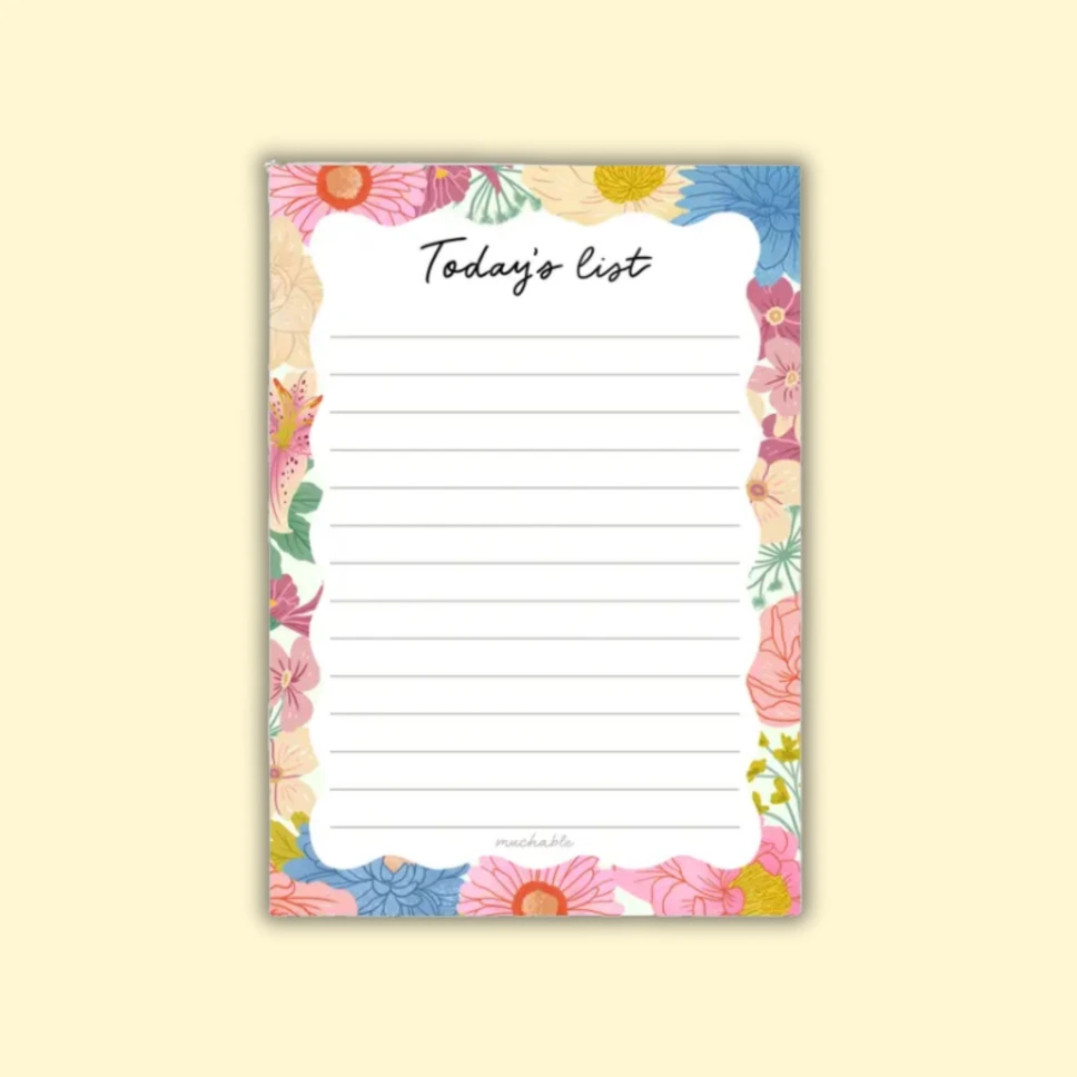 Today's List Plans  Flower A6