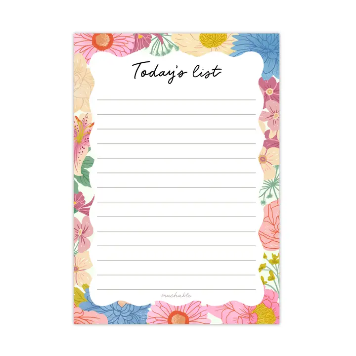 Today's List Plans  Flower A6