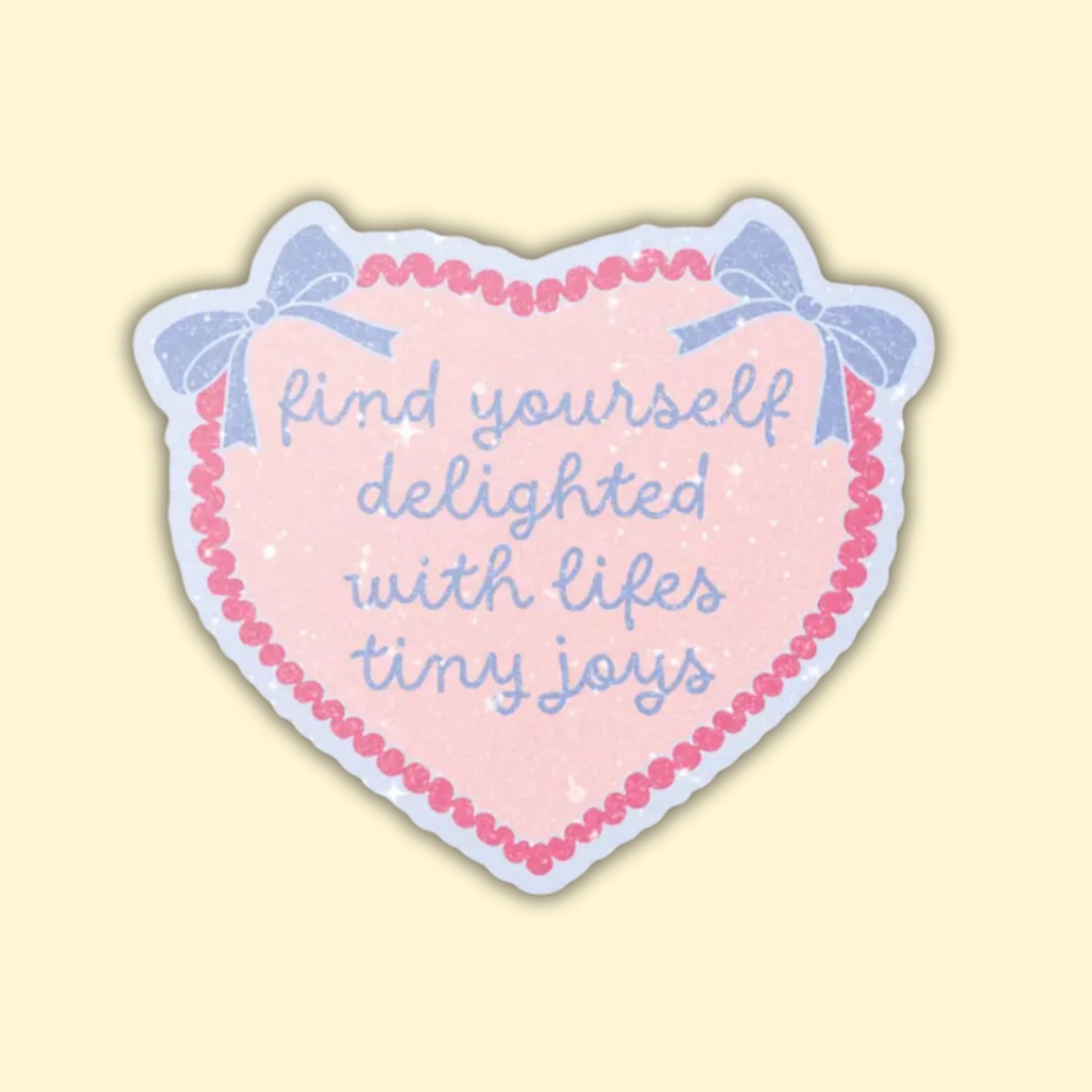 Tarra Find Yourself Delighted Glitter