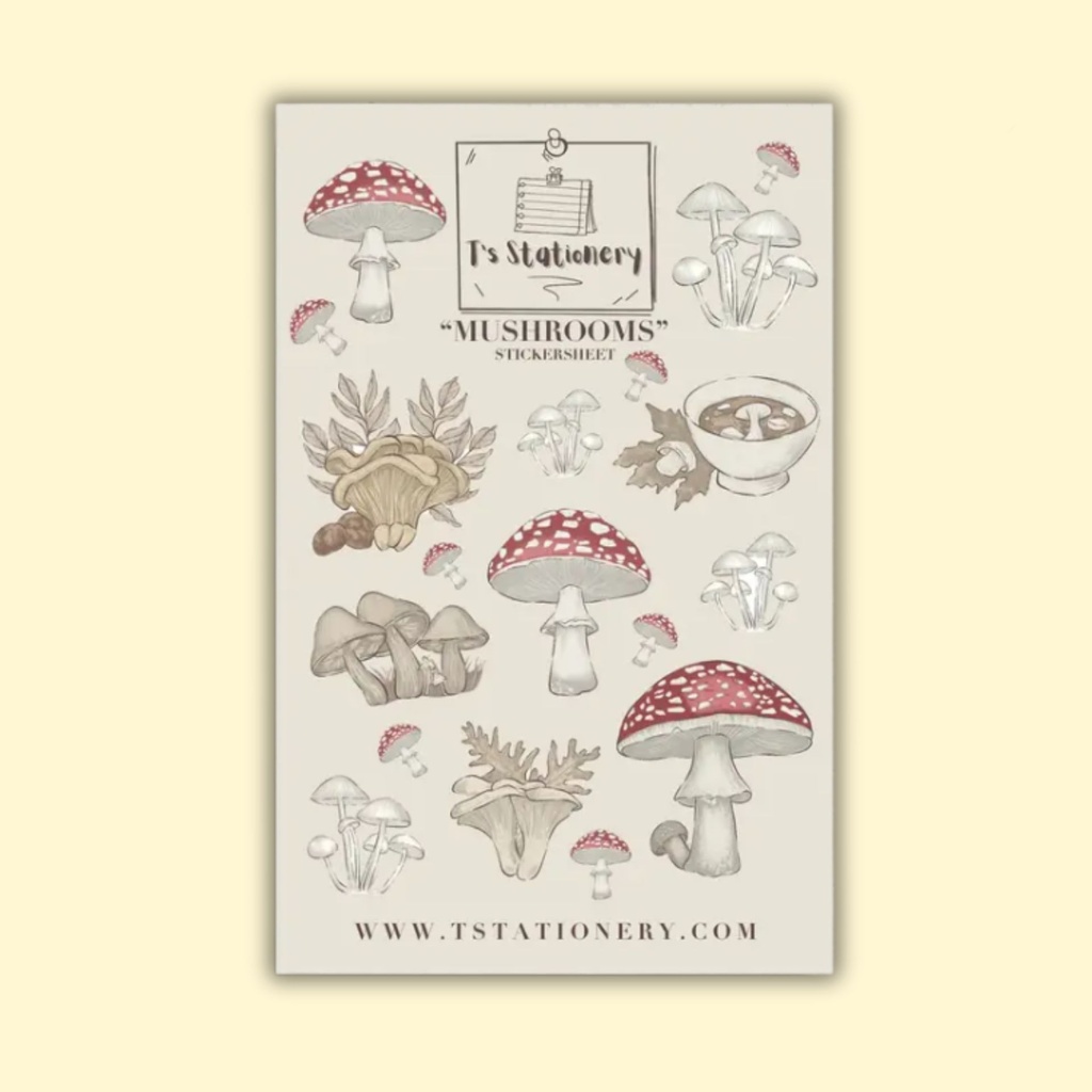 Tarra-arkki Mushrooms A6
