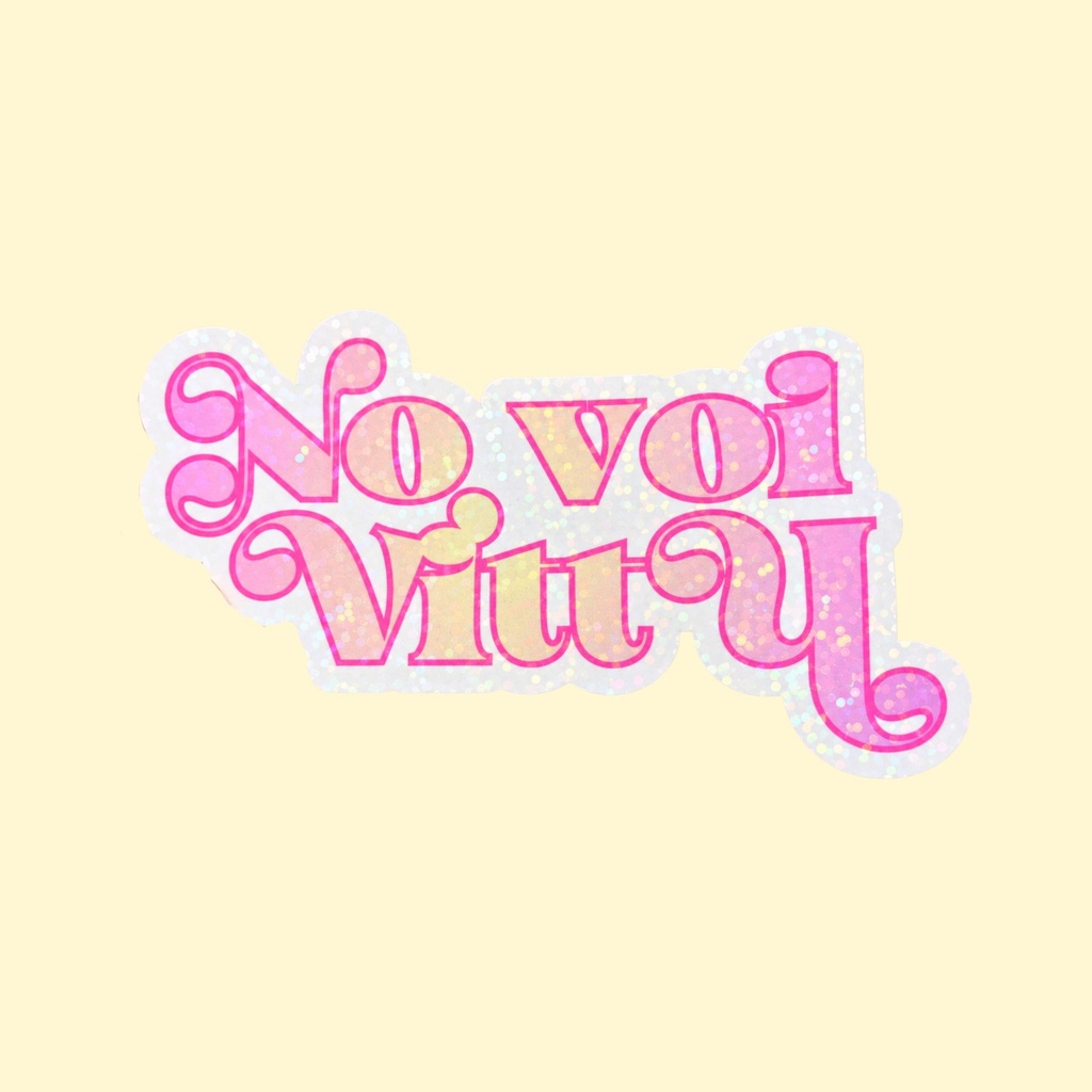 Tarra No voi vittu glitter