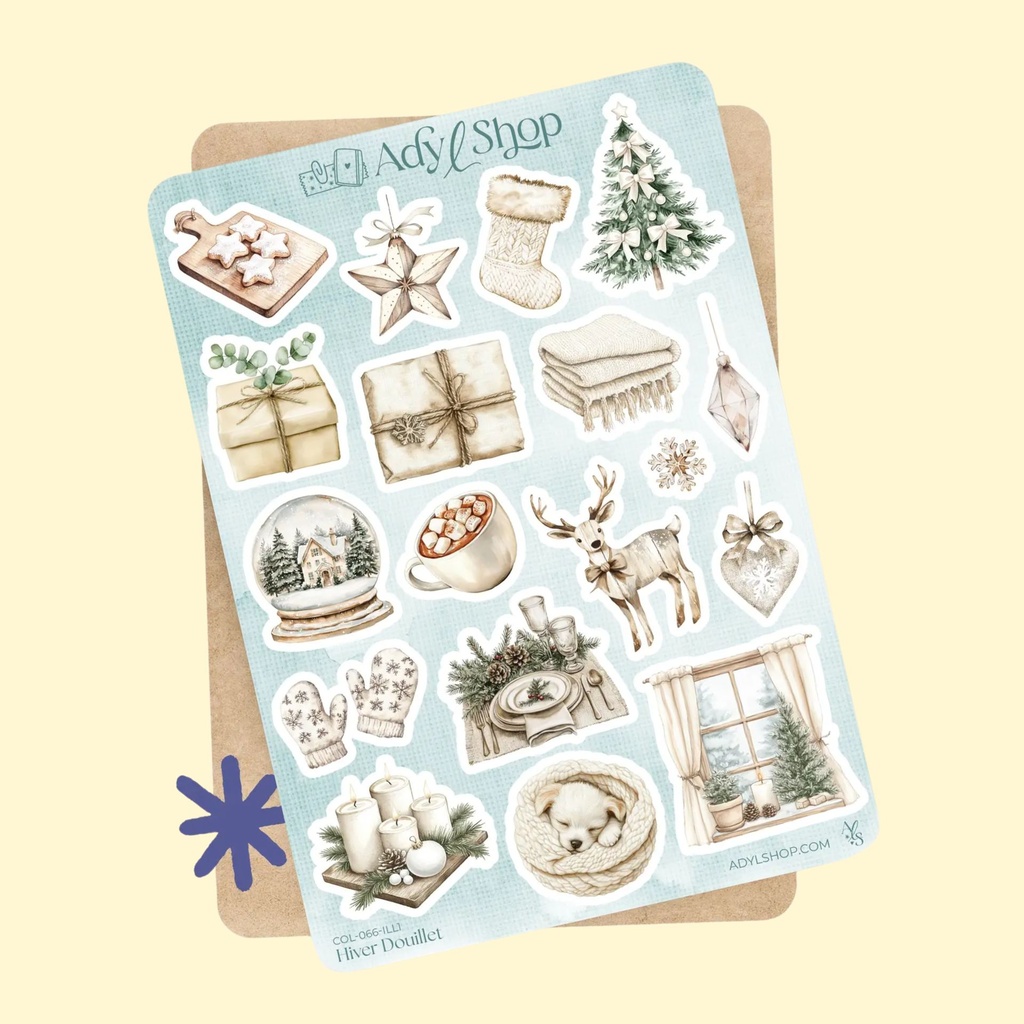 Tarra-arkki Cozy Winter A6