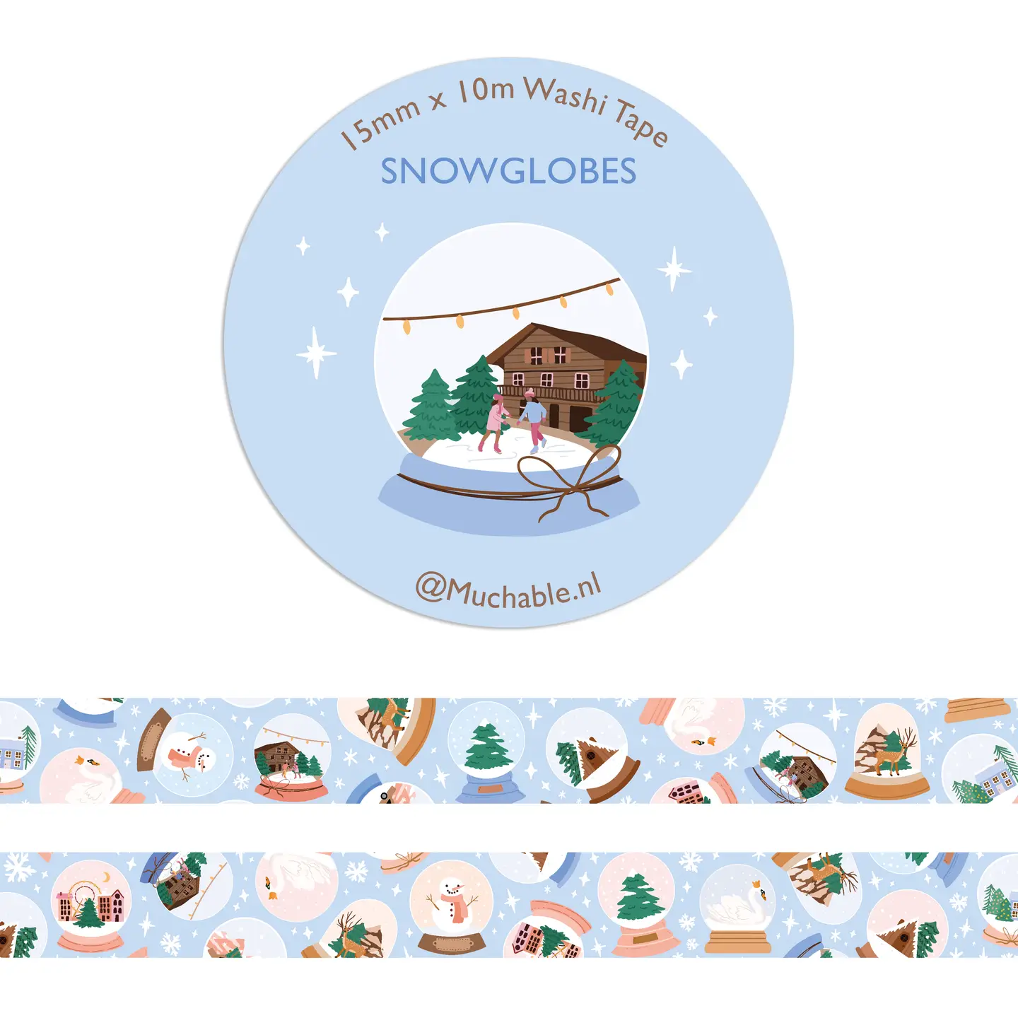 Washiteippi Snow Globes