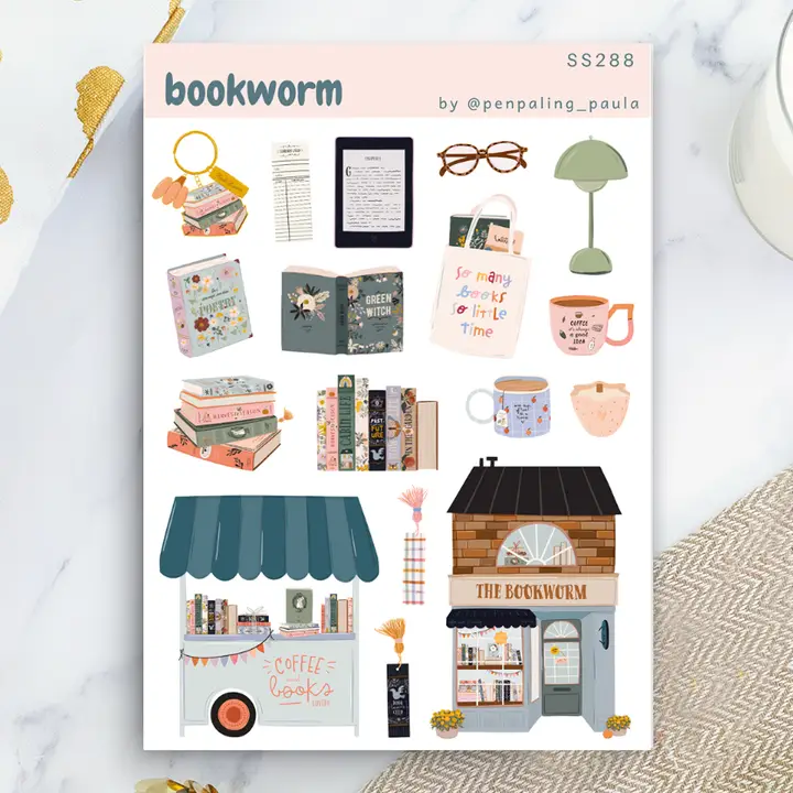 Tarra-arkki Bookworm  A6