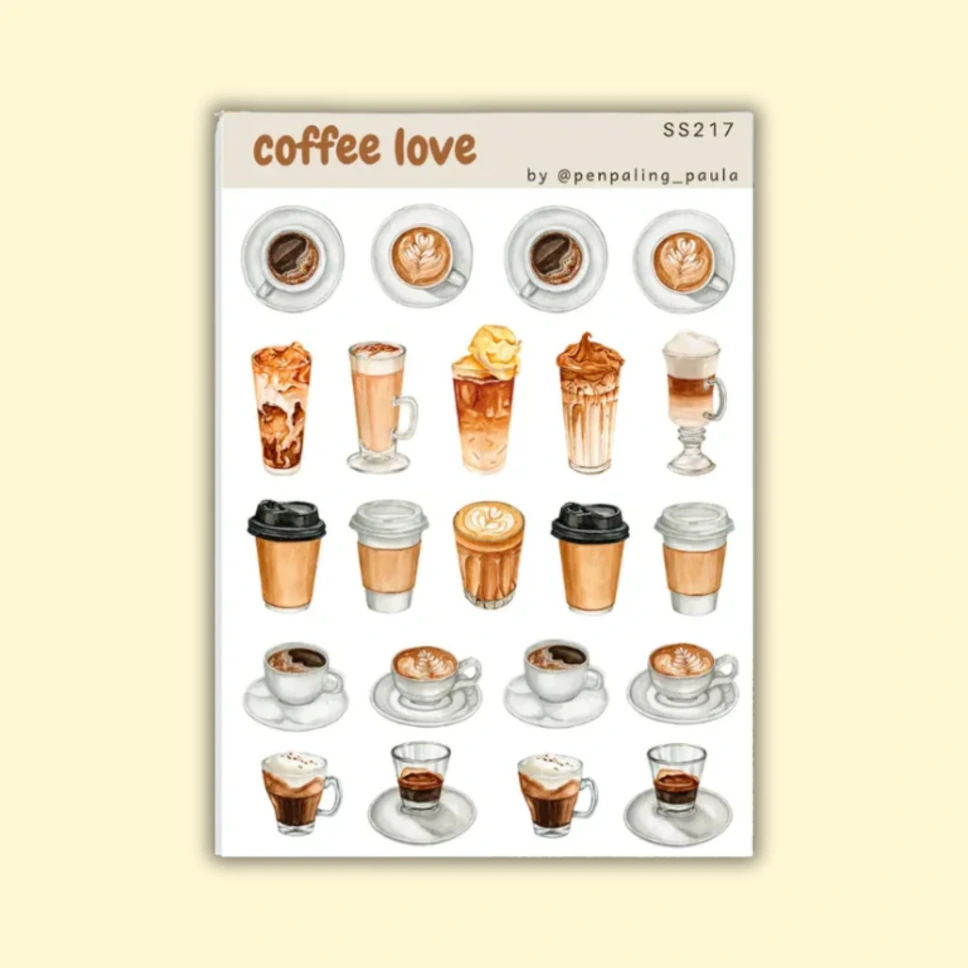 Tarra-arkki Coffee Love  A6