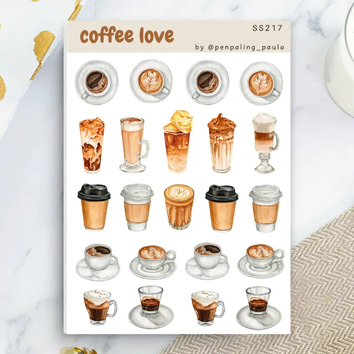 Tarra-arkki Coffee Love  A6