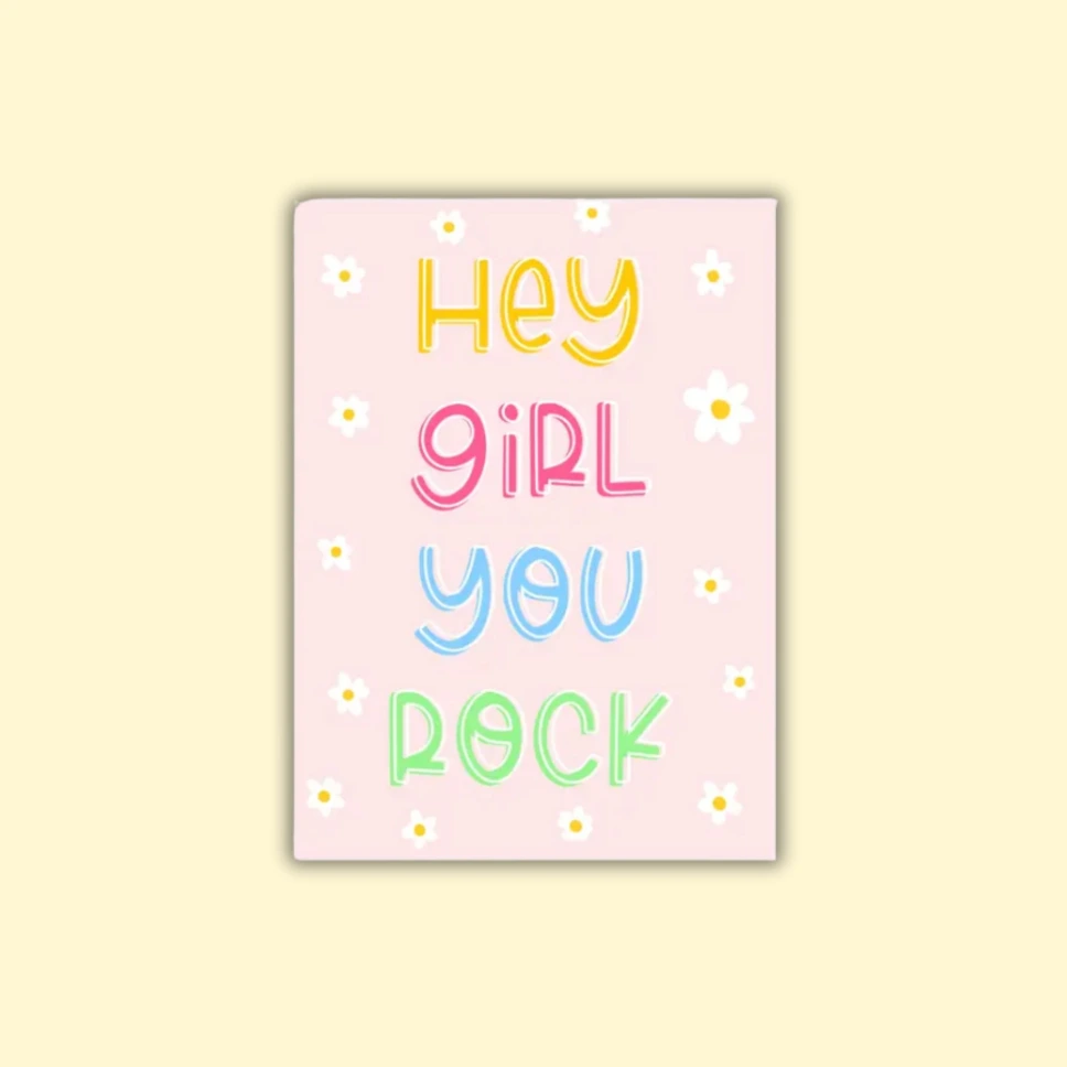 Postikortti Hey Girl You Rock