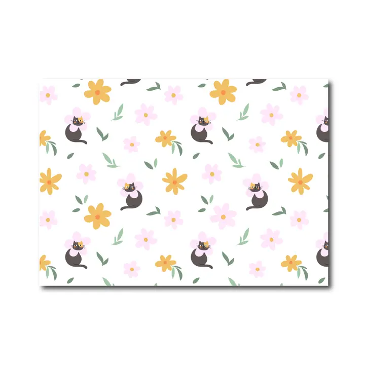 Postikortti Flower Kitties